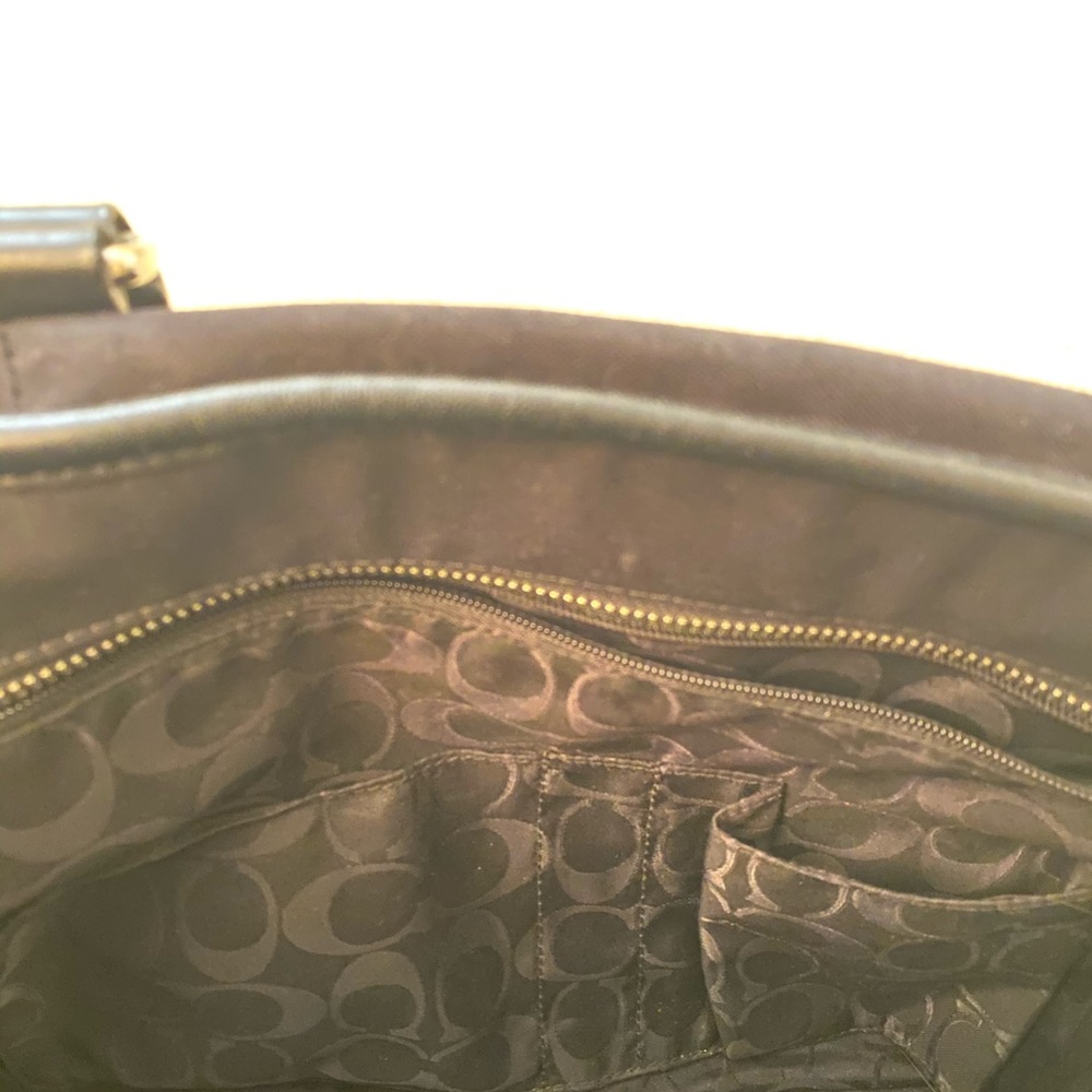 Coach Diaper Bag / Tote Black - Picture 5 of 5